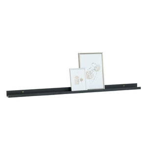 Emmie Bilderregal schwarz 115x7 cm