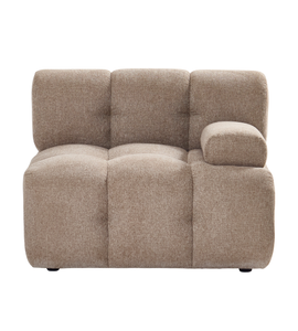 Lilie rechtes Modul in Sand - L: 95 x T: 95 x H: 64 cm