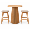 Bar-Set mit Lewis-Bartisch aus Eiche und 2 Tobi-Barhockern aus Eiche