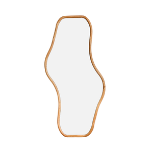 Angela Bio-Spiegel mit Holzrahmen in Eiche 100x50 cm