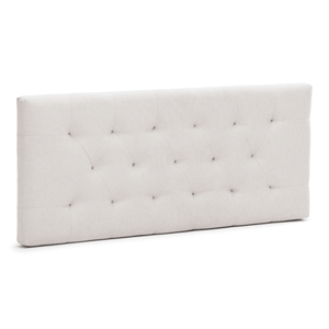 Nia Kopfteil 140x63 cm aus beigem Stoff