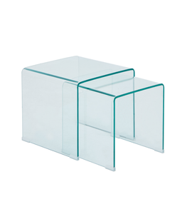Nicole Glas-Couchtische – 2er-Set