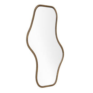 Angela Bio-Spiegel mit Holzrahmen aus Räuchereiche 50x100 cm