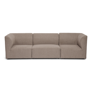 Emilia Modulsofa in Sand, 3 Module L: 243 x T: 79 x H: 72 cm