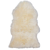 Echtes Lammfell - Weiß 95x65 cm
