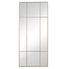 New Yorker Spiegel mit Gold-/Messingfarbenem Rahmen 180 x 80 cm