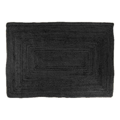 Alex - Jute Teppich, schwarz, 240 x 180