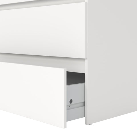 Maise Kommode H:114 x B:65 x T:41 cm mit 5 Schubladen in weiß