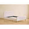 Christian-Bettrahmen in Beige, 140 x 200 cm, ohne Lattenrost und Matratzen