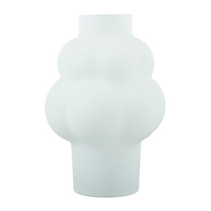 Foxy Glasvase weiß 21 cm