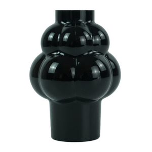 Foxy Glasvase schwarz 21 cm