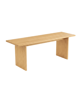 Mekia – Bank aus Eiche, 110 × 35 × 45 cm