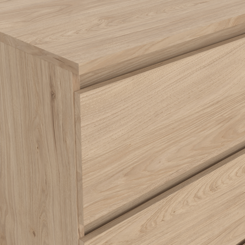 Kommode Maise H:70 x B:138 x B:41 cm mit 6 Schubladen in Eichenoptik