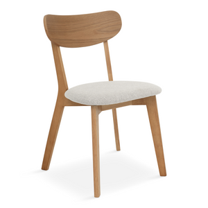 Rory Esszimmerstuhl – Holzstuhl aus Eichenholz mit gepolsterter Sitzfläche