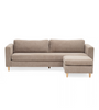 Hildur 3-Sitzer-Chaiselongue-Sofa in Sand