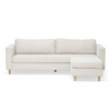 Hildur 3-Sitzer-Chaiselongue-Sofa in Beige