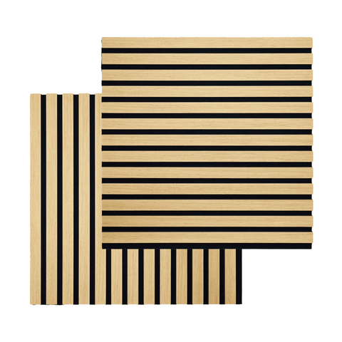 Akustikpaneel in Eichenfurnier 520×520×18 mm