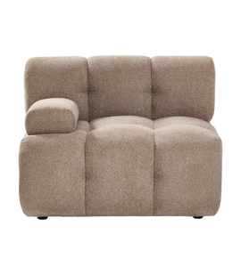 Lilie linkes Modul in Sand - L: 95 x T: 95 x H: 64 cm