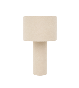Mariah Tischlampe mit Lampenschirm aus Leinen, 42 x 24 cm