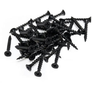 Montageschrauben/Plattenschrauben für Akustikplatten, schwarz, 4,2x30 mm, 50 Stück.