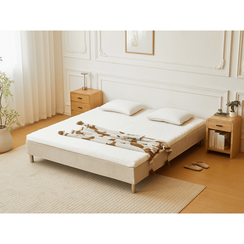 Premium Aksel weißer Memoryschaum Topper 180x200x7 cm