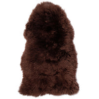 Echtes Lammfell - Braun 95x65 cm