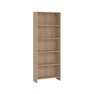 Maddie Bücherregal mit 5 Fachböden in Eiche 175,5x66x25,5 cm