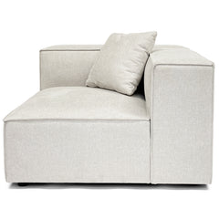 Hailey - Sitzelement für Modulsofa, Eckmodul in Beige L: 100 X T: 100 X H: 65 Cm