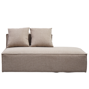 Hailey Modul mit halber Rückenlehne rechtsgewandt in Sand L: 148 x T: 100 x H: 65 cm