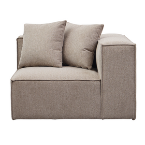 Hailey Eckmodul in Sand L: 100 x T: 100 x H: 65 cm