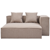 Hailey rechtes Chaiselongue-Modul in Sand L: 147 x T: 148 x H: 65 cm