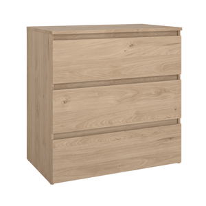 Kommode Maise H:70 x B:70 x T:41 cm mit 3 Schubladen in Eichenoptik