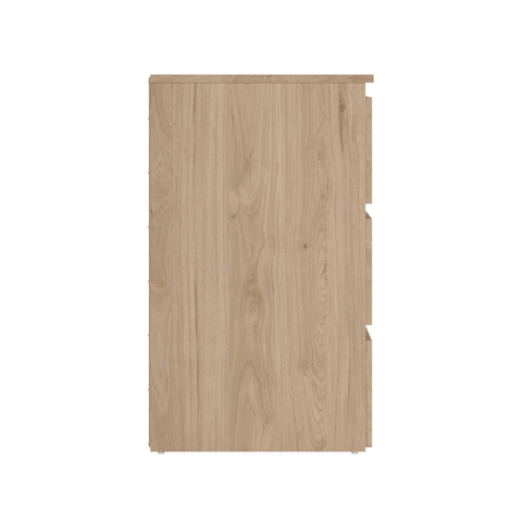 Kommode Maise H:70 x B:70 x T:41 cm mit 3 Schubladen in Eichenoptik