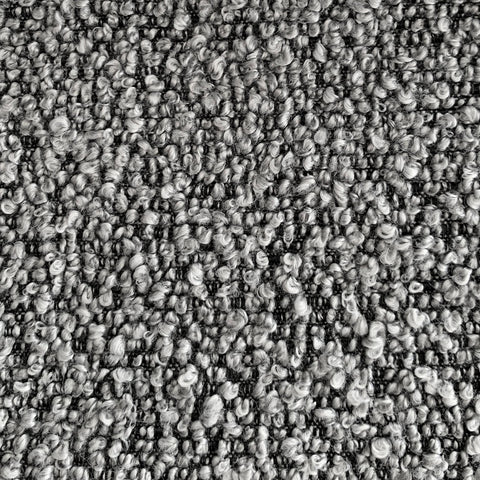 Malou - Grey Boucle - Stoffmuster