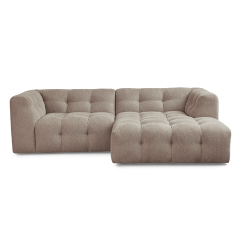 Poppy Chaiselongue Bubble Sofa Sand – Rechtsausführung