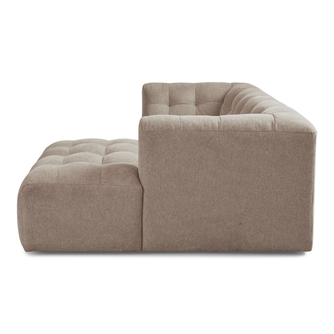 Poppy Chaiselongue Bubble Sofa Sand – Rechtsausführung