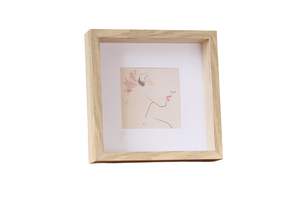 Salma tiefer Bilderrahmen Eiche 25x25 cm