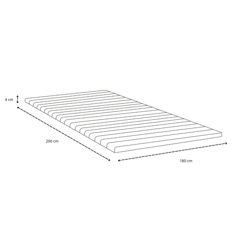 Boxspringbett in Beige 180x200 cm mit 4 cm PU-Schaum-Topper, inkl. Bettbeine in Chrom