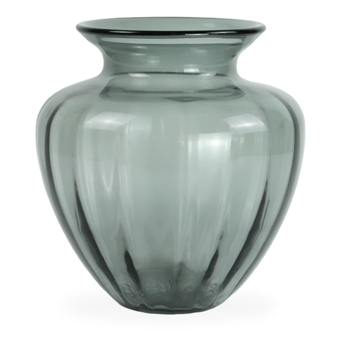 Bati Glasvase in Grau 27 cm