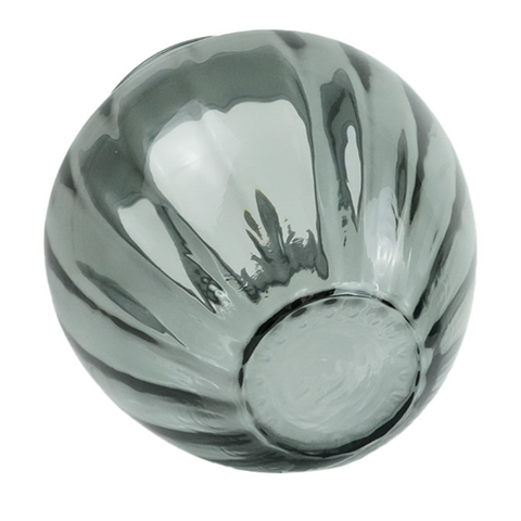 Bati Glasvase in Grau 27 cm