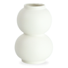 Becca Keramikvase in Blasenform weiß 21 cm