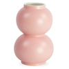 Becca Keramikvase in Blasenform rosa 21 cm