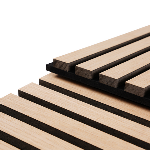 Akustikpaneel in Eichenfurnier 2400x520x18 mm