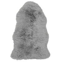 Echtes Lammfell - Grau 95x65 cm