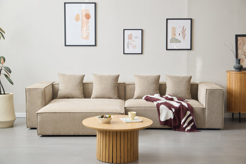 Hailey Mittelmodul in Sand L: 121 x T: 100 x H: 65 cm