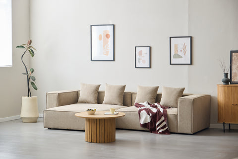 Hailey Mittelmodul in Sand L: 121 x T: 100 x H: 65 cm