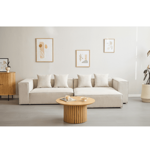 Hailey - Sitzelement für Modulsofa, Rechtes Modul in beige L: 147 X T: 100 X H: 65 Cm