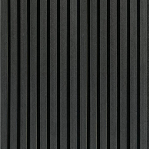 Akustikpaneel in schwarzem Eichenfurnier 2400x520x18 mm