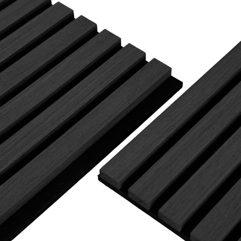 Akustikpaneel in schwarzem Eichenfurnier 2400x520x18 mm
