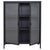 Herman Vitrine - Schwarzes Metall 80x40x105cm